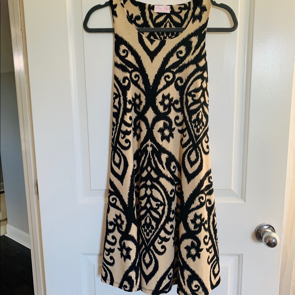Pink lily boutique | size small | NWOT | black/tan
